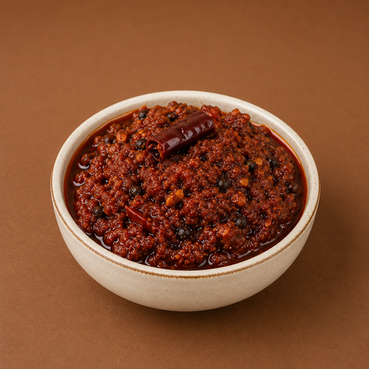 Mamidi Allam Pandu Mirchi Pickle
